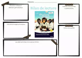 Aperçu - Préparation de séance / Séance complète - Bilan lectures cursives science-fiction 3ème - Page 2