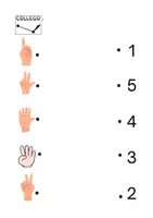 anteprima - Esercizi - Addizioni con le dita delle mani entro il 10 - Pagina 2