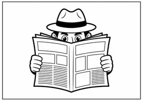 Vorschau - Mal- und Bastelvorlagen - Detektiv Ausmalbilder für Kinder Kunst & Malvorlagen Klasse 1 bis 4 Grundschule - Seite 3