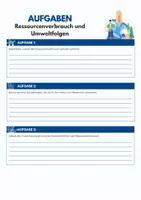 Vorschau - Arbeitsblätter - Ressourcenverbrauch und Umweltfolgen - Auswirkungen auf Umwelt und Gesellschaft - Seite 3