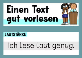 Vorschau - Unterrichtsreihen - Vorleseprofi – Kriterien für gutes Vorlesen | Tafelmaterial & Checkliste - Seite 3
