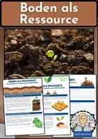 Vorschau - Arbeitsblätter - Boden als Ressource - Grundlage für Ernährung und Wirtschaft - Deckblatt