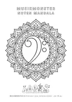 Vorschau - Unterrichtsreihen - Materialpaket MUSIKMONSTER 1-3 – 42 Arbeitsblätter zum Ausmalen & Instrumente lernen | Musik Klasse 2–6 - Seite 3