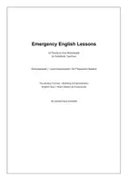Vorschau - Unterrichtsreihen - Emergency English Lessons – 20 fertige Arbeitsblätter für Vertretungsstunden (Sekundarstufe I) - Deckblatt