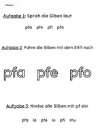Vorschau - Arbeitsblätter - Leseförderung 1. Klasse – Laut Pf; pf - Seite 2