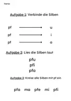 Vorschau - Arbeitsblätter - Leseförderung 1. Klasse – Laut Pf; pf - Seite 3