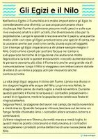 anteprima - Esercizi - Gli Egizi e il fiume Nilo - Scheda interdisciplinare - Pagina 1