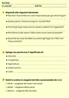 anteprima - Esercizi - Gli Egizi e il fiume Nilo - Scheda interdisciplinare - Pagina 2