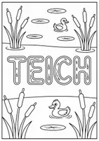 Vorschau - Mal- und Bastelvorlagen - Ente Malvorlagen Ausmalbilder Poster kreative Ente Grundschule - Seite 1
