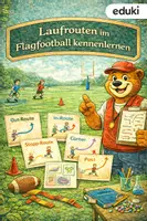 Vorschau - Arbeitsblätter - Laufrouten im Flagfootball kennenlernen - Sport Sek. II - Deckblatt