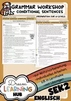 Vorschau - Arbeitsblätter - GRAMMARWORKSHOP - conditional sentences (elevated writing) - Deckblatt