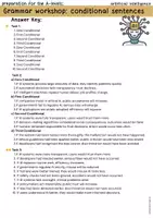 Vorschau - Arbeitsblätter - GRAMMARWORKSHOP - conditional sentences (elevated writing) - Seite 3