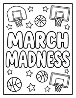 Vorschau - Arbeitsblätter - March Madness Basketball Coloring Pages | Sports Morning Work - Seite 2