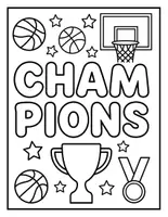 Vorschau - Arbeitsblätter - March Madness Basketball Coloring Pages | Sports Morning Work - Seite 3