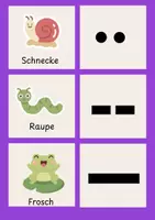 Vorschau - Bildkarten - Rhythmuskarten Frühling lange und kurze Töne - differenziert - Seite 3