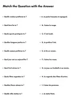 Voorbeeld - Interrogative Adjectives in French Worksheet - Pagina 2