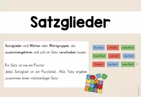 Vorschau - Arbeitsblätter - Materialpaket: Satzglieder bestimmen (Kl. 3/4) - Seite 3