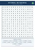 Vorschau - Arbeitsblätter - Buckelwal (Tiere der Antarktis) – Suchsel Worträtsel – Grundschule - Deckblatt