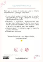 Vista previa - Decoración del aula - Llavero de sílabas con imágenes - página 2