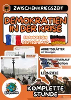 Vorschau - Stundenentwürfe - Demokratien in der Krise (Weimarer Republik) - Deckblatt