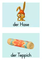 Vorschau - Bildkarten - Bildkarten Hase Hibiskus und der Möhrenklau - Seite 3