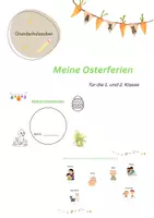 Vorschau - Arbeitsblätter - Meine Osterferien Heft (1./ 2. Klasse) - Deckblatt