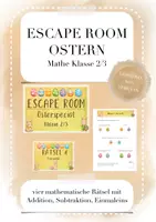 Vorschau - Arbeitsblätter - MATHE Escape Room OSTERN Klasse 2/3 - Deckblatt