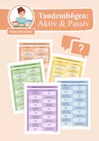 Vorschau - Arbeitsblätter - Tandembögen: Aktiv & Passiv - Deckblatt