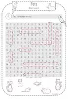 Vorschau - Arbeitsblätter - Pets - Word Search mit Lösungen - Seite 3