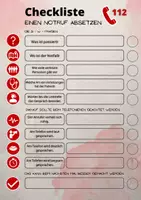 Vorschau - Arbeitsblätter - Notruf 112 – Beobachtungsbogen & Checkliste für Notrufgespräche - Seite 2