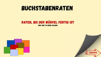 Vorschau - Präsentationen/Tafelbilder - DaZ/DaF: Buchstabenraten ohne Galgen - Seite 1
