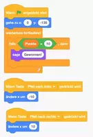 Vorschau - Klassenarbeiten - Informatik - Scratch Probearbeit Fang-Spiel ab 7. Jgst. - Seite 3