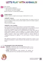 anteprima - Flashcard - LET'S PLAY WITH ANIMALS: un mazzo di card, tante attività! - Pagina di copertina