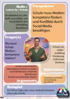Vorschau - Arbeitsblätter - Podiumsdiskussion / Argumentation zu Social Media und Meinungsfreiheit inkl. Rollenkarten (Klasse 9-10) - Seite 3