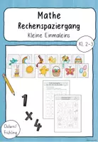 Vorschau - Arbeitsblätter - Rechenspaziergang Einmaleins // Ostern/Frühling / Kl. 2-3 - Deckblatt