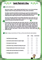 Vorschau - Arbeitsblätter - Saint Patrick's Day - Deckblatt