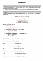 Vorschau - Arbeitsblätter - Present simple - Exercises & Solutions - Seite 1
