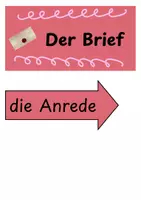 Vorschau - Präsentationen/Tafelbilder - Der Brief - Tafelmaterial - Seite 1