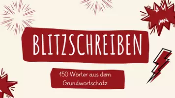 Vorschau - Präsentationen/Tafelbilder - Blitzschreiben - Grundwortschatz trainieren - Seite 1