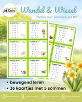 Voorbeeld - Lente - Wandel & Wissel - Sommen tot 10 - Voorblad