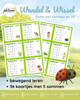 Voorbeeld - Lente - Wandel & Wissel - Sommen tot 20 - Voorblad