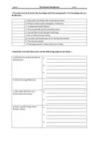 Vorschau - Arbeitsblätter - The Navajo People And Their Homeland - Seite 3