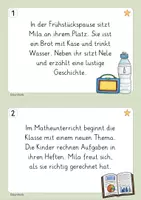 Vorschau - Arbeitsblätter - 10 Schleichdiktate / Laufdiktate: in der Schule - Schreiben & Lesen üben (Klasse 2, 3, 4) - Seite 2