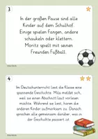 Vorschau - Arbeitsblätter - 10 Schleichdiktate / Laufdiktate: in der Schule - Schreiben & Lesen üben (Klasse 2, 3, 4) - Seite 3