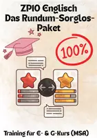 Vorschau - Arbeitsblätter - ZP10 English 2026: Ultimate Prep Bundle | E- & G-Kurs | Reading, Writing & Grammar" - Deckblatt
