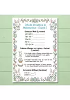 anteprima - Esercizi - Matematica Cl. 5 – Schede Didattiche di Primavera | Operazioni, Problemi, Frazioni, Geometria - Pagina 3