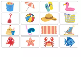 Aperçu - Jeux - Bingo été Jeu de Vocabulaire et d'Observation (Maternelle & P1) - Page 3