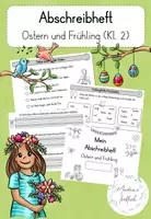 Vorschau - Arbeitsblätter - Ostern und Frühling - Abschreibheft für Klasse 2 - Deckblatt