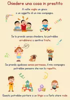 anteprima - Materiale di supporto/inclusione - Storie Sociali - Come comportarsi bene in classe I - Pagina 1