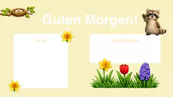 Vorschau - Präsentationen/Tafelbilder - Begrüßungsbildschirm – Startbildschirm für die digitale Tafel | Grundschule - Seite 1
